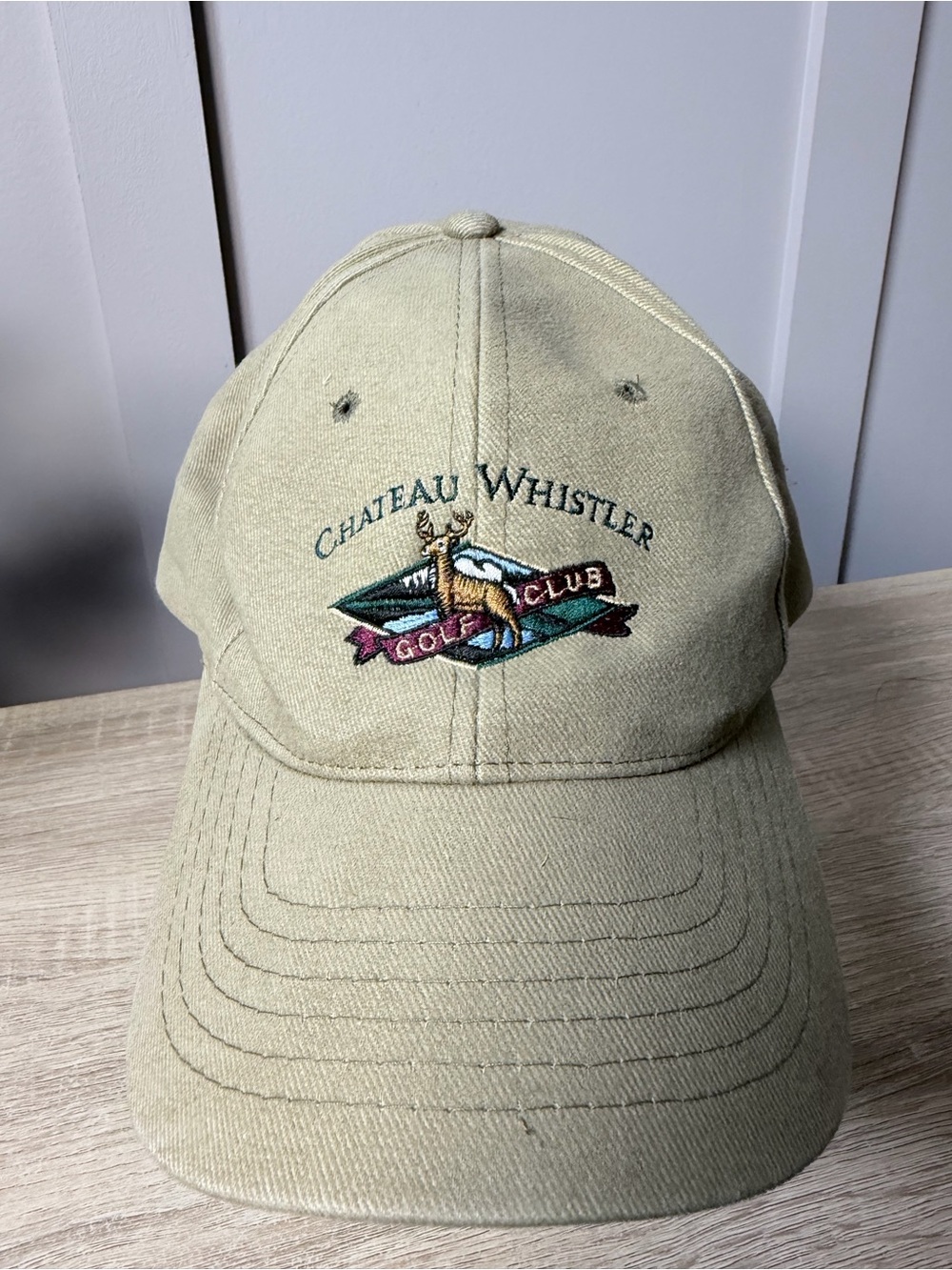 Fairmont Chateau Whistler Golf Club Embroidered Fitted Golf Hat Size S/M